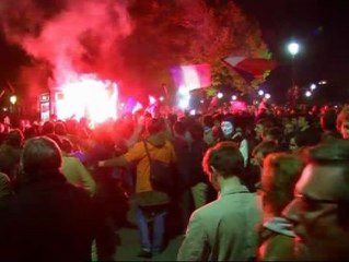 Madrugada de disturbios en las calles de París
