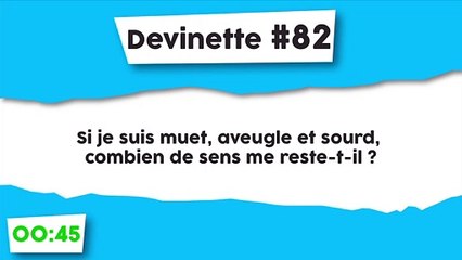 Devinette #82 : Les cinq sens