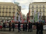 Los sindicatos protestan contra la privatización de la sanidad en Madrid