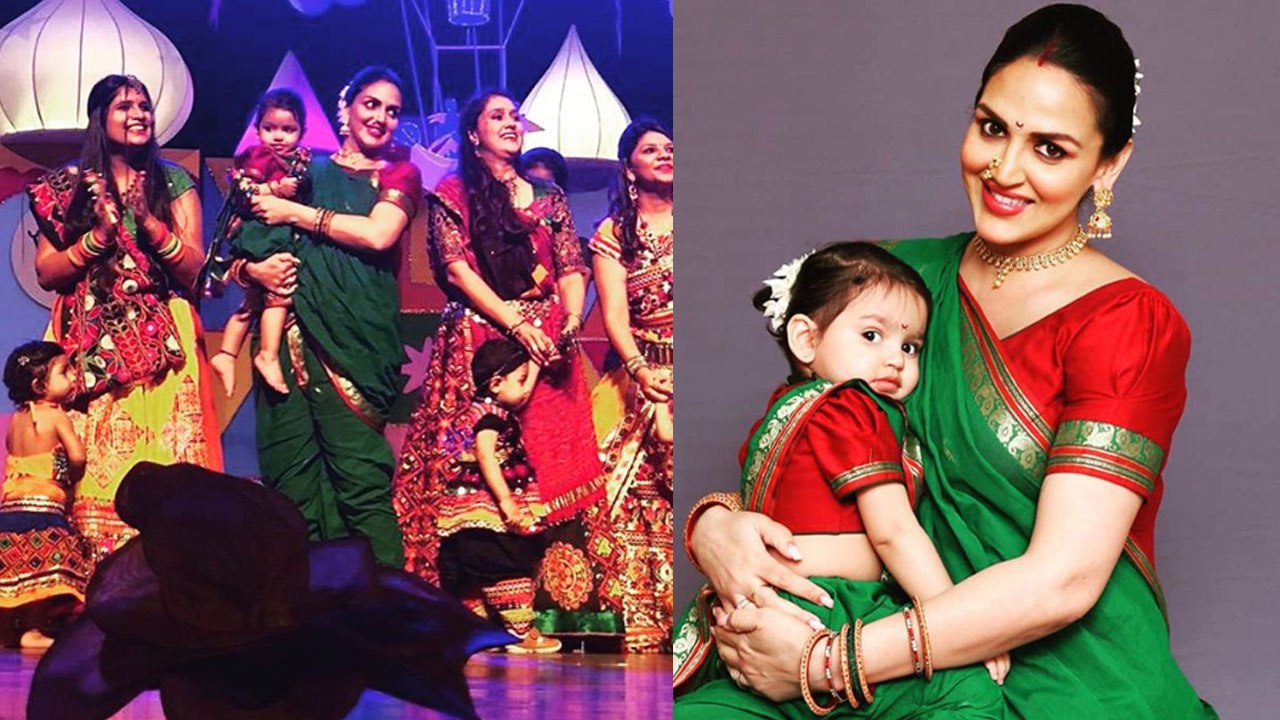 Esha Deol's Lavani dance with daughter Radhya Takhtani during pregnancy; Check Out | Boldsky