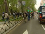 Los incidentes del 25A se trasladadan al Paseo del Prado