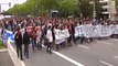 El sector educativo protesta en Barcelona por los recortes