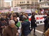 Manifestación en Madrid contra las políticas europeas