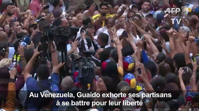 Venezuela: Guaido exhorte ses partisans à agir pour leur liberté