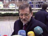 Rajoy se va cuando le preguntan por Bárcenas