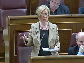 Rosa Díez: "Es de interés general saber qué habló con Urkullu y Mas"