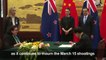 New Zealand PM Jacinda Ardern visits Beijing