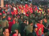 Millones de personas despiden a Chávez en la Academia Militar