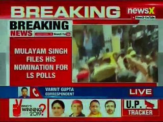 Samajwadi Party Leader Mulayam Singh Yadav Files Nomination For Mainpuri Lok Sabha Constituency