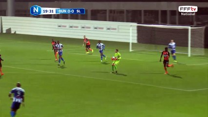Coup franc capté par le gardien
