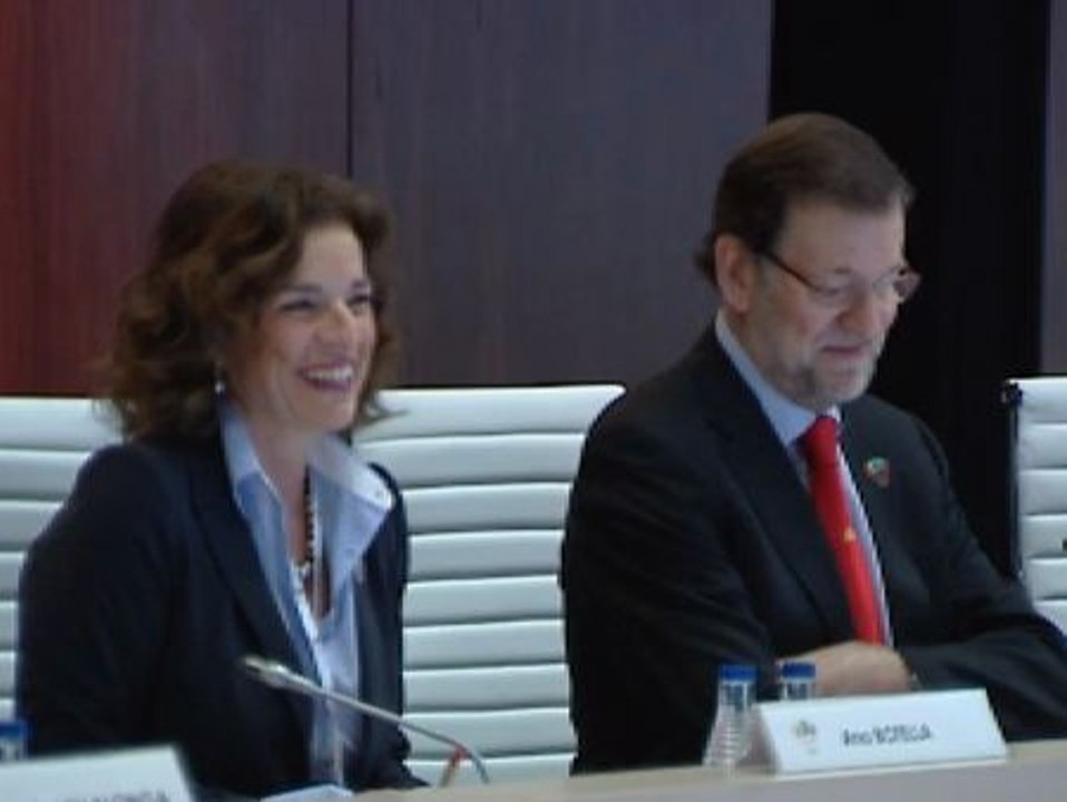 Rajoy y Botella se reúnen con los miembros del COI