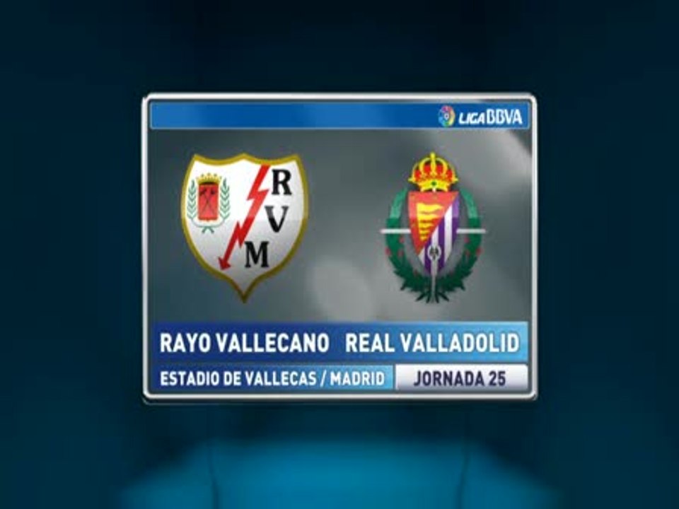 RAYO VALLECANO 1 - VALLADOLID 2