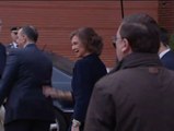 La Reina y la Infanta Cristina visitan al Rey por segunda vez tras su operación