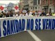 La "marea blanca" vuelve a recorrer las calles de Madrid
