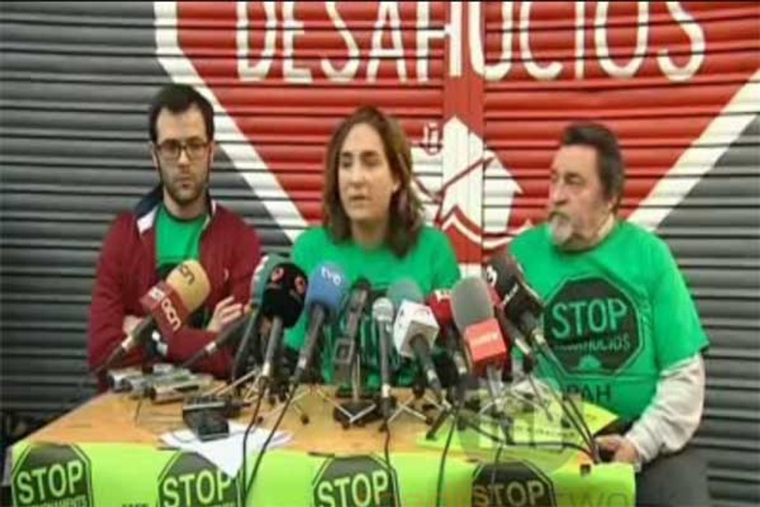 Activistas antidesahucios dicen que la Iniciativa Legislativa Popular es innegociable