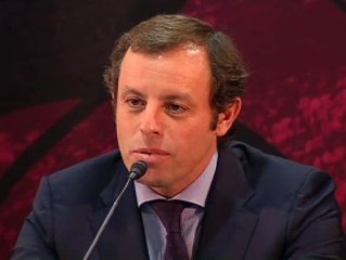 Sandro Rosell: "Mi estado de ánimo es bueno".