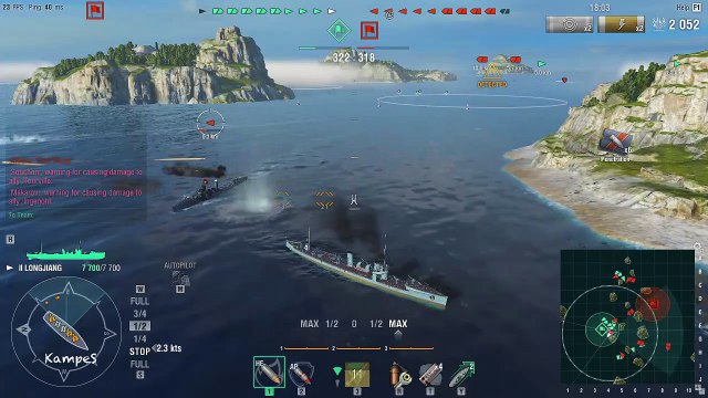 LONGJIANG Tier II PAN ASIA Destroyer Warship Battle World Of Warships #24