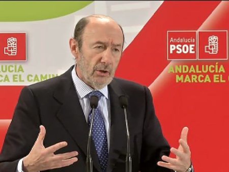 Rubalcaba: "En el momento más difícil tenemos al presidente con menos capacidad"