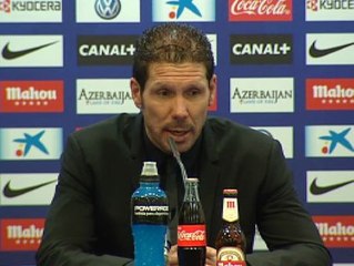 Simeone: "Prefiero calidad a cantidad"