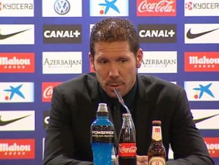 Simeone, orgulloso de tener un equipo "obsesionado"