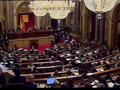 El parlamento catalán aprueba la declaración de soberanía