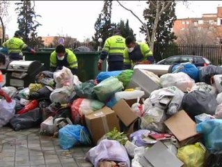 Termina  la huelga de recogida de basuras en Granada