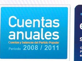 El PP hace públicas &#039;algunas&#039; de sus cuentas