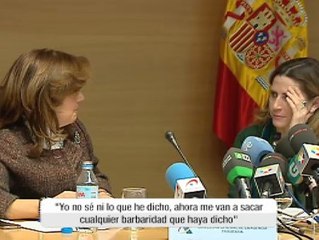 La directora de la Agencia Tributaria sobre Bárcenas: "No sé ni lo que he dicho"
