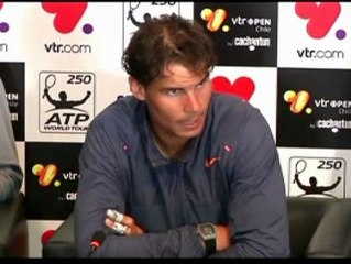 Nadal: "No hay riesgo de que la lesión vaya a más"