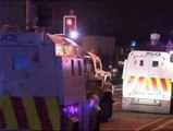 Caos y disturbios en el este de Belfast