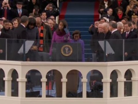 Barack Obama jura su cargo como Presidente para su segundo mandato