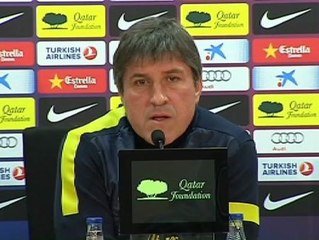 Jordi Roura sobre Tito: "Ha tenido que salir por un tema de contrastes médicos"