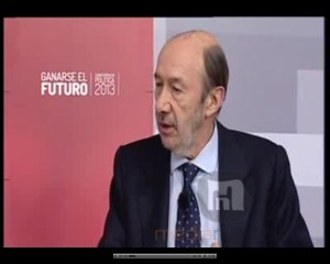 Rubalcaba dibuja una situación de "paro terrorífico"