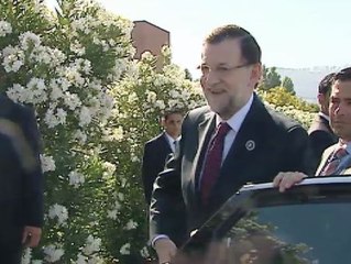 "Con la señora Merkel muy bien, muy bien"