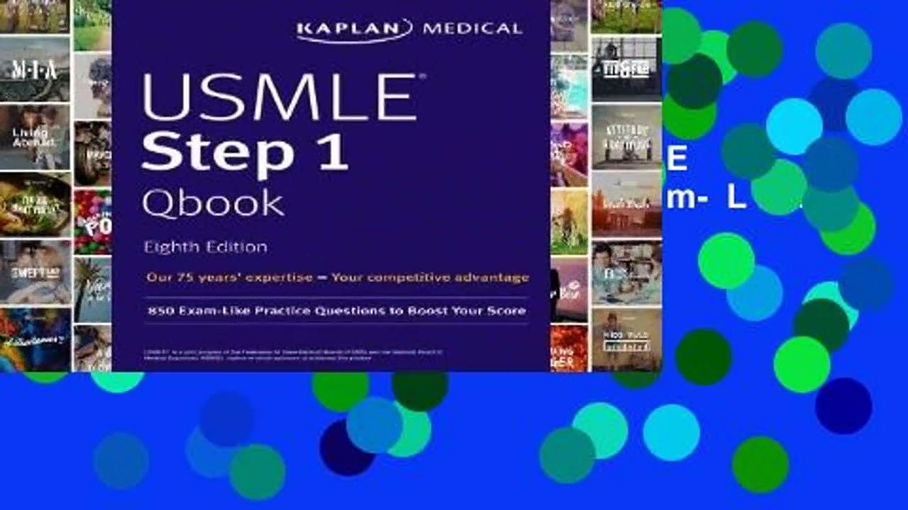 About For Books  USMLE Step 1 Qbook: 850 Exam-Like Practice Questions to Boost Your Score  For