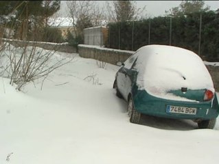 Ha nevado con intensidad en el centro de la Península