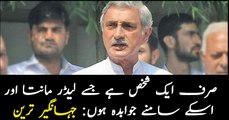 I participate in gatherings in accordance with premier's will: Jahangir Tareen