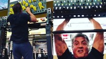 Sylvester Stallone workout routine 75 years old - Rocky Rambo Expendables