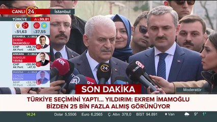 Binali Yıldırım konuşuyor