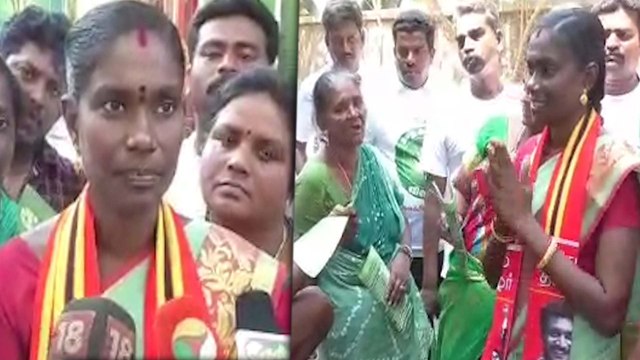 Kali ammal NTK Candidate: நாம் தமிழர் கட்சியின் வேட்பாளர் காளியம்மாள் பேட்டி- வீடியோ