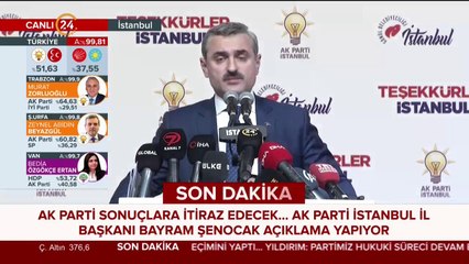 AK Parti İstanbul İl Başkanı Şenocak konuşuyor