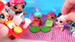 LOL Surprise Dolls Visit Barbie Dog Pool, Eat McDonalds Happy Meal with Chicken Pox Drive Thru Toy