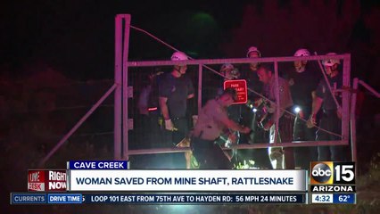 Woman rescued from mine shaft in Cave Creek