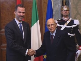 Primera visita oficial de los Reyes a Italia