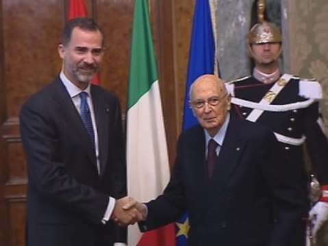 Primera visita oficial de los Reyes a Italia