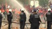Incidentes al finalizar la manifestación contra los recortes en Bruselas