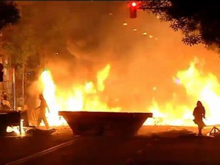 Segunda noche de disturbios en Barcelona