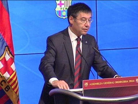 Bartomeu expresa su deseo de presentarse a las elecciones del 2016