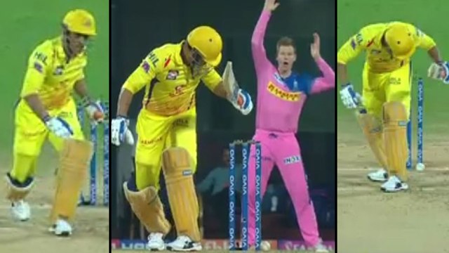 IPL 2019 : MS Dhoni Survives Even After Ball Hits The Stumps || Oneindia Telugu