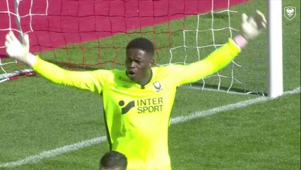 Brice Samba Homme du match lors de AS Monaco - SMCaen